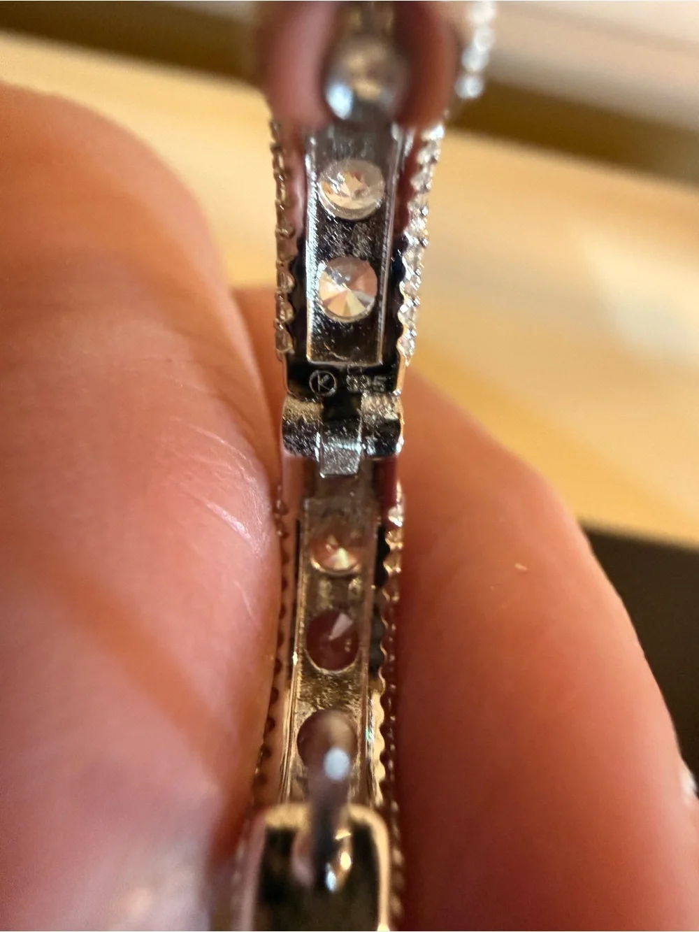 Freida Rothman 925 Sterling Silver All-Over Pavé CZ Hoop Earrings